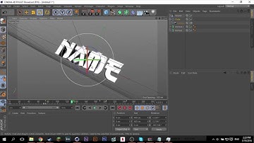 Intro Tutorial // Part 1 - C4D [F-Curves, Cam Movements, Text Movements]  [Im really bad at this]