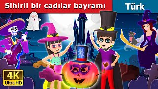 Sihirli bir cadılar bayramı | A Magical Halloween Story in Turkish | @TurkiyaFairyTales screenshot 4