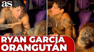 RYAN GARCÍA rapeando con un ORANGUTÁN en un COCHE