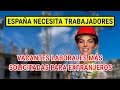 🚨 VACANTES laborales más solicitadas para EXTRANJEROS en ESPAÑA | Trabajar en España