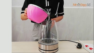 [Review] Ấm đun nước siêu tốc thủy tinh Lock Lock