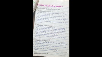 bsc 2nd year 4th sem computer science imp topic operating system & its functions #computernetworking