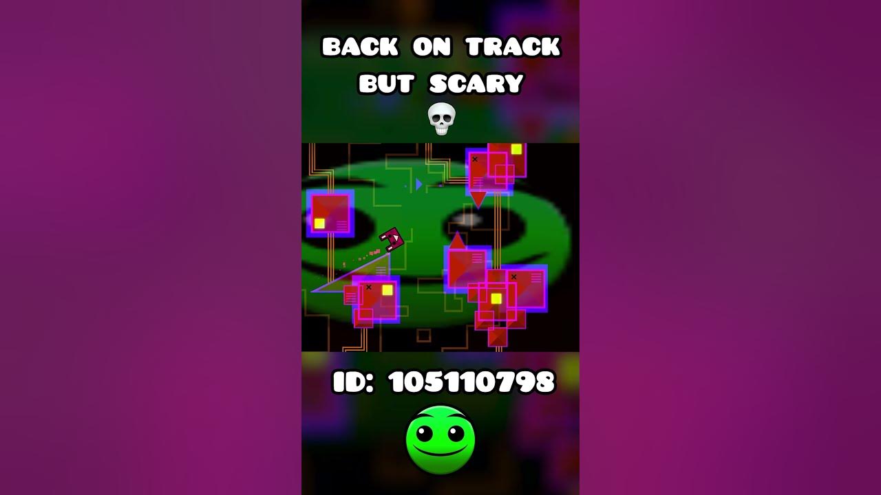 SCARY BACK ON TRACK 💀| Geometry Dash 2.2 #shorts #geometrydash