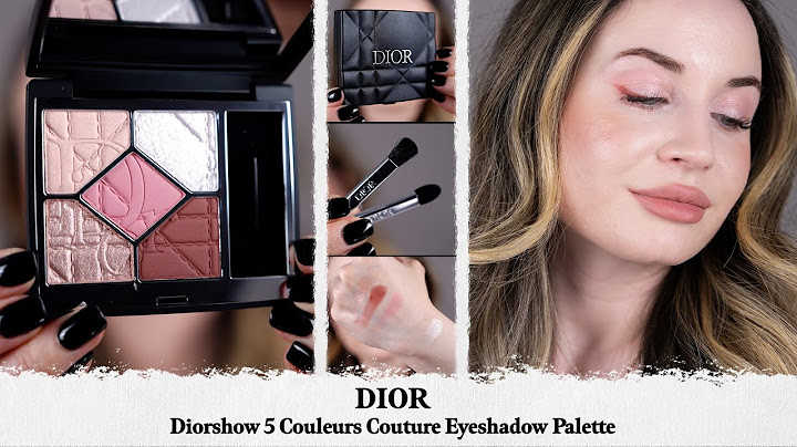 DIOR | Diorshow 5 Couleurs Couture Eyeshadow Palette | 857 Rose Organza | Makeup Review & Swatches