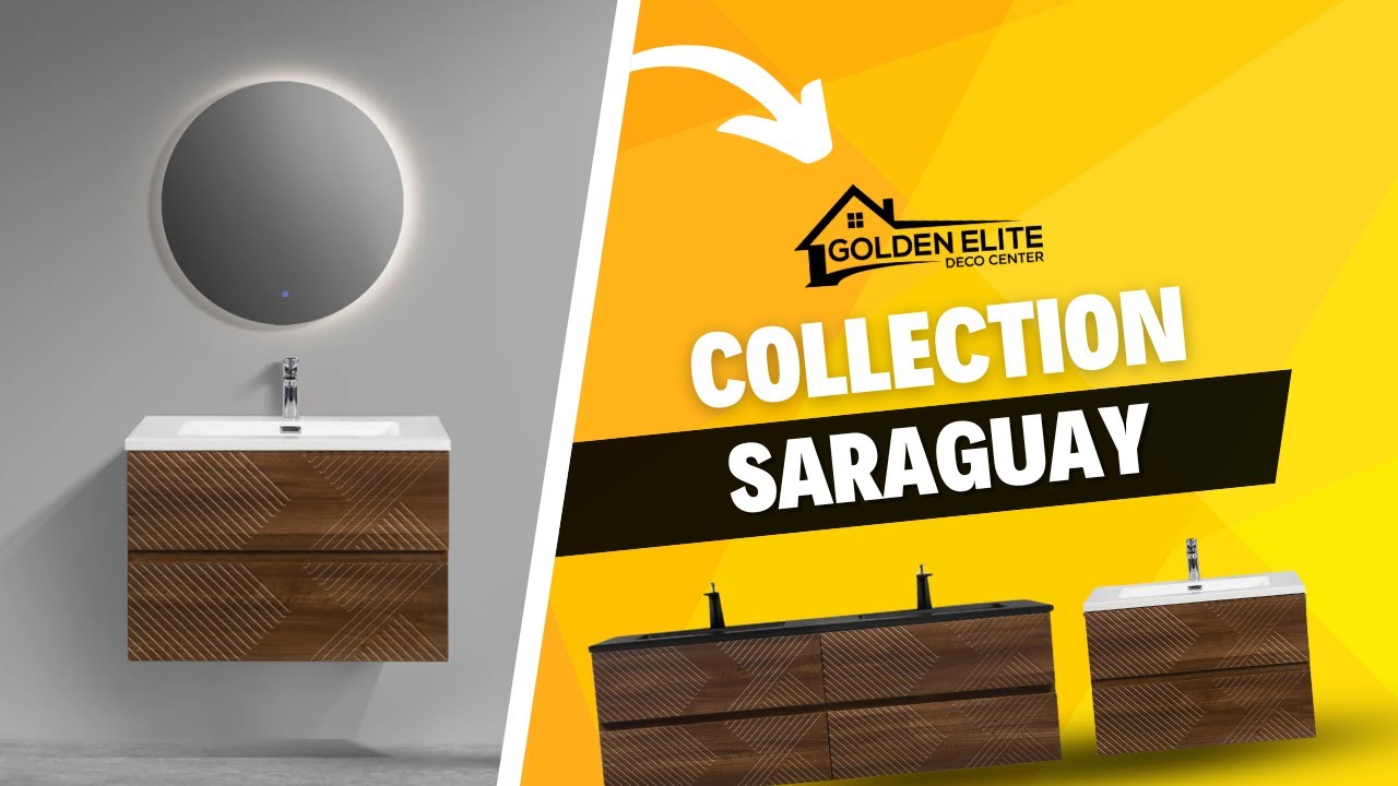 Découvrez la Collection Saraguay : Les Meilleures Vanités de Salle de Bain Modernes