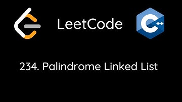 LeetCode 234. Palindrome Linked List (C++)