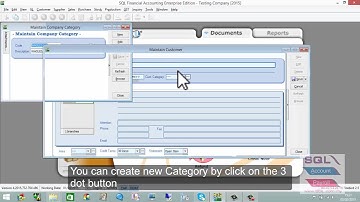 AR Maintain Customer