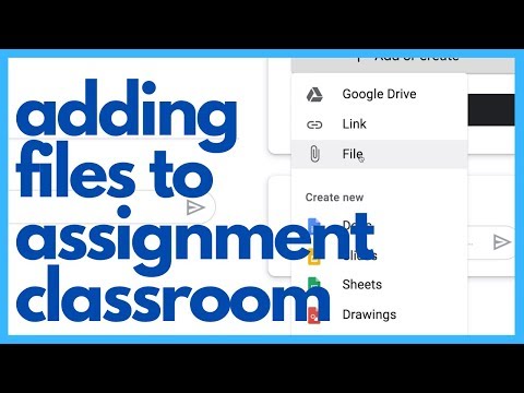 Video: Hur bifogar man en fil i Google Classroom?