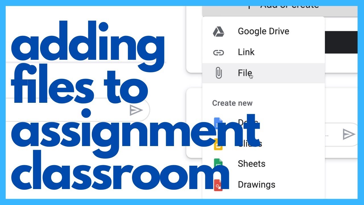 upload file to google classroom assignment