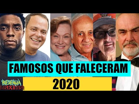 FAMOSOS QUE MORRERAM EM 2020 - Nicette Bruno, Fernando Vanucci, Eduardo Galvão