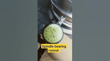 cnc spindle bearing Runout #cnc#vmc
