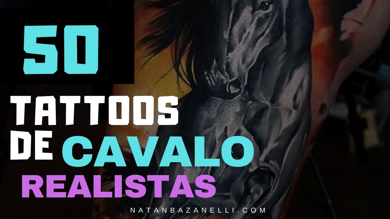 Tatuagem Masculina de Cavalo