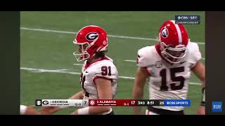 Alabama vs Georgia 2023 SEC championship