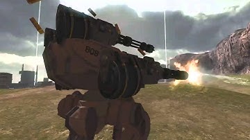 Walking War Robots - Weapon: GAU Punisher (version 01) | Sound by DFAD