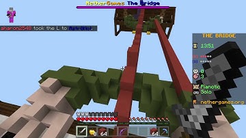 5-1 minecraft bridge nethergames (easy win)