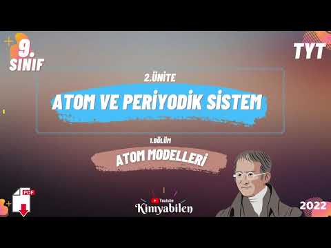 ATOM MODELLERİ - 9.SINIF KİMYA - TYT KİMYA