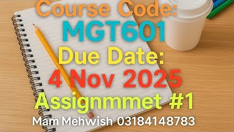 MGT601 Assignment 1 Solution Fall 2025 | SME Management | Complete Answer & Explanation