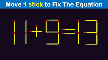 Brain Test - Improve IQ - Fix The Equation #matchstickpuzzle #simplylogical #braintest