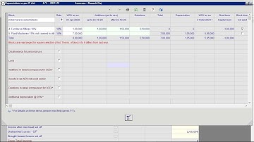 Depreciation Table | Winman CA-ERP
