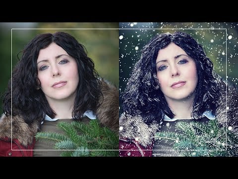 Create Snow Effect Portrait in Photoshop - Spring to Winter Photo Manipulation - Photoshopdesire.com Create Snow Effect Portrait in Photoshop - Spring to Winter Photo Manipulation - Photoshopdesire.com