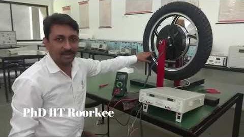 Hybrid Electric Bike: BLDC Hub Motor Hall Sensor Testing