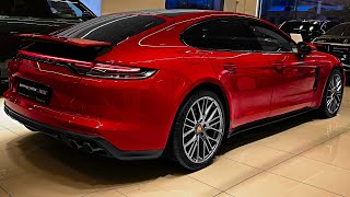 Porsche Panamera (2023) - детали интерьера и экстерьера (Дикое спортивное купе)