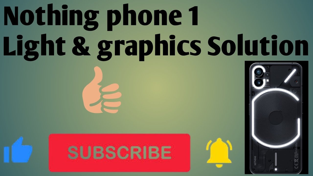 nothing phone 1 light graphics - YouTube