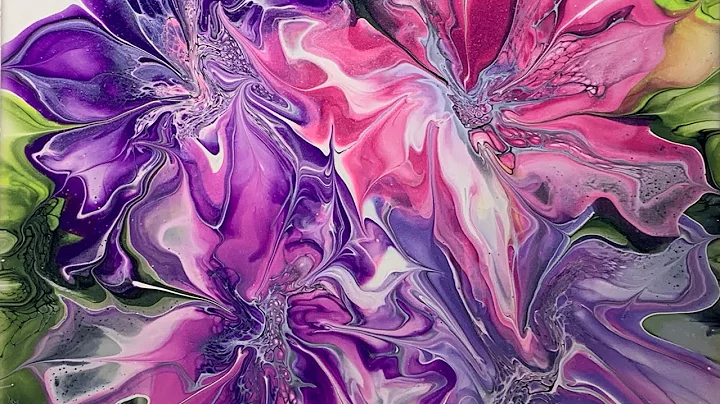 Acrylic Bloom Flowers 12 x 12, Flower Explosion