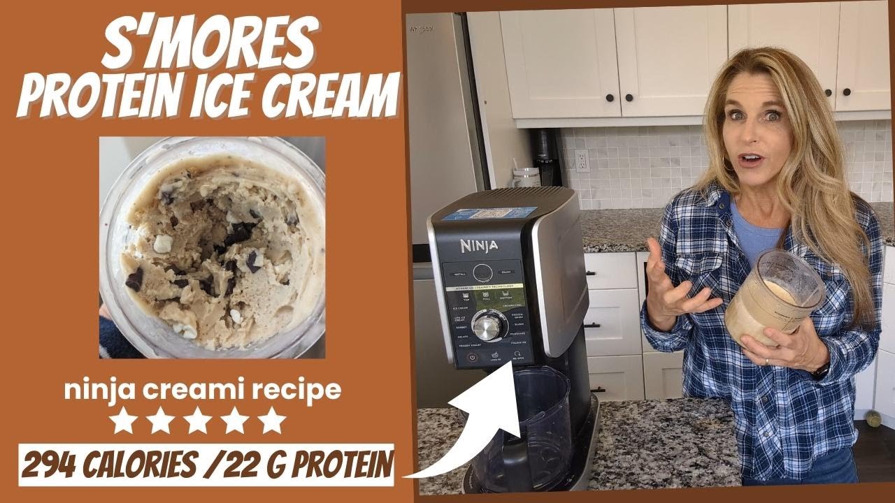 S'mores Protein Ice Cream in the Ninja Creami - Health Beet