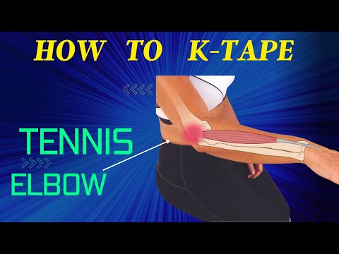 How to apply Kinesiology taping for Lateral epicondylitis - tennis elbow