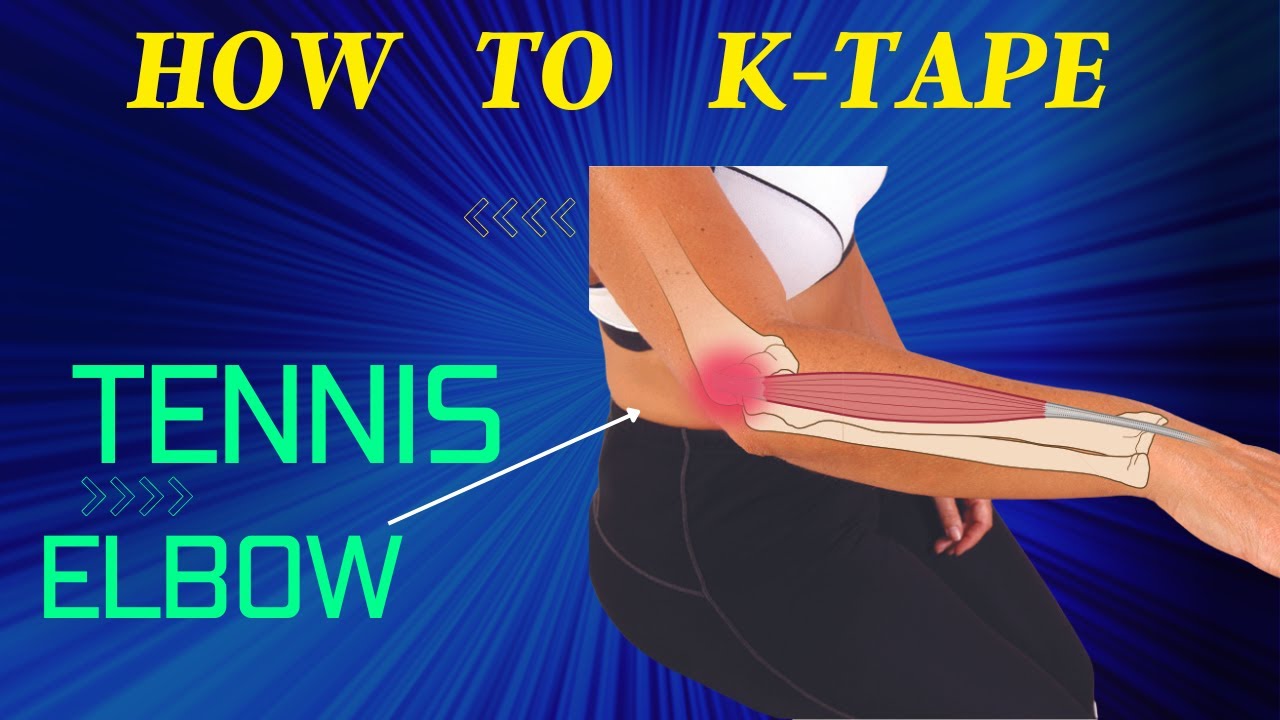 How to apply Kinesiology tape for Lateral epicondylitis - tennis elbow