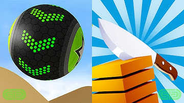 Going Balls Vs Slice It All Android iOS Mobile Gameplay Walkthrough 2218381