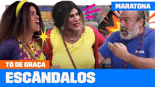 MARATONE os MELHORES ESCÂNDALOS de TÔ DE GRAÇA | Humor Multishow