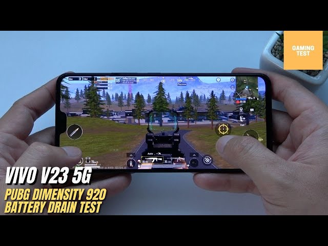 Vivo V23 PUBG Mobile Gaming test  MediaTek Dimensity 920, 8 GB