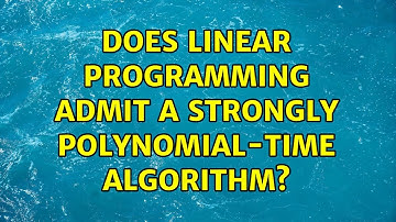 Does linear programming admit a strongly polynomial-time algorithm?