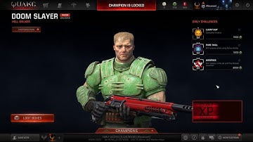 Quake Champions - DOOM Slayer - New Intro Latest Update