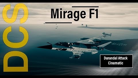 Mirage F1 Slow Motion Durandal Attack Cinematic!!
