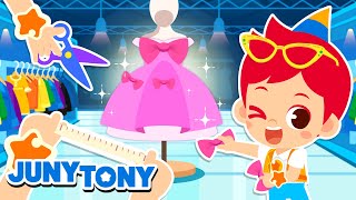 Fashion Designer | Become True Fashionistas! | Jobs and Career Song | Kids Songs | JunyTony
