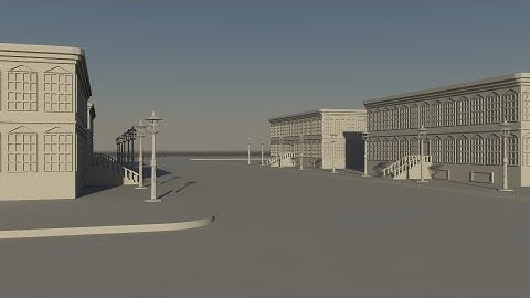 Maya Modeling Tutorial-Modeling a Street part-2