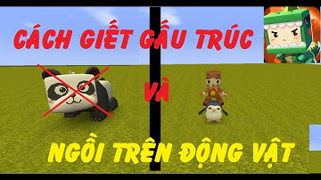 Mini Word : CÁCH NGỒI TRÊN LƯNG ĐỘNG VẬT VÀ CÁCH GIẾT CON GẤU TRÚC ||  LEEO TV