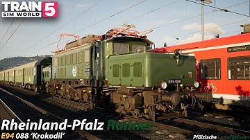 Rheinland-Pfalz Runner : Pfälzische Ludwigsbahn : Train Sim World 5 [4K 60FPS]