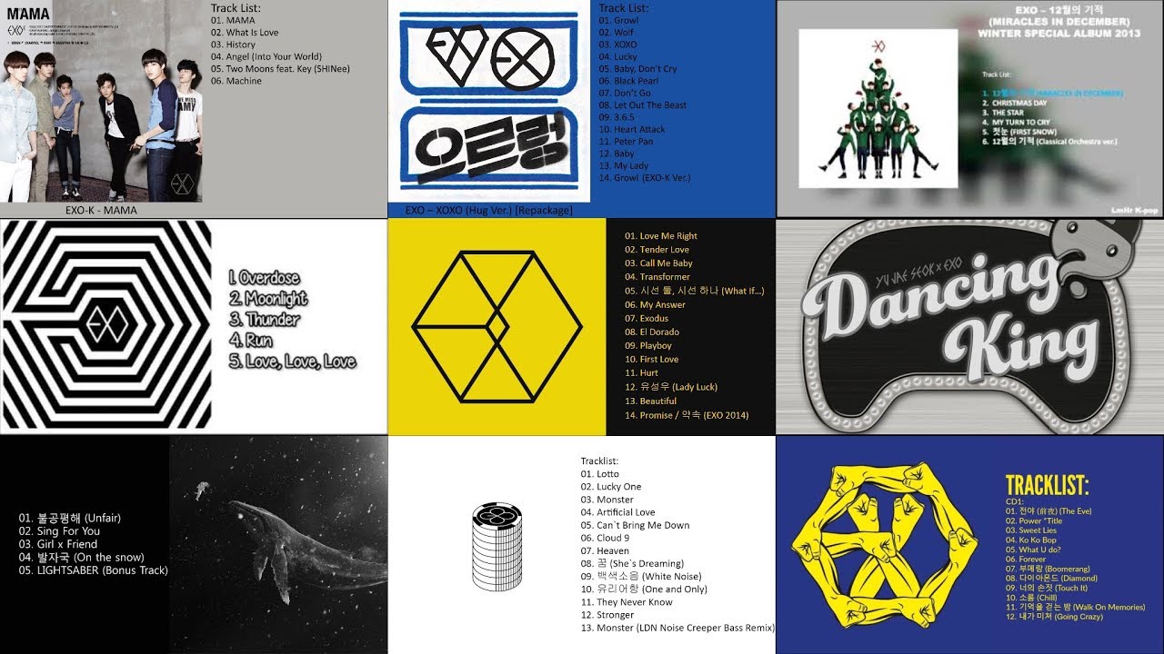 exo all songs mama