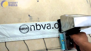 Logo Hand Printing Solution with Large Character Handheld inkjet printer_Portable inkjet printer