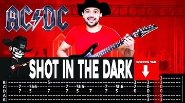 【AC/DC】[ Shot In The Dark ] cover by Masuka | LESSON | GUITAR TAB
