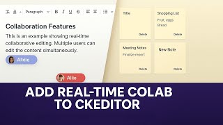 Add Real-Time Collaboration to CKEditor 5 in React | Notes App Tutorial (Vite + TS + Vercel)