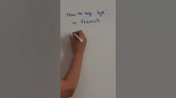 How to say BYE in French - Learn French - Onward Academy | #fyp #shorts #foryou #viral
