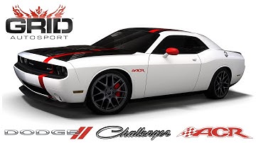 GRID Autosport - Dodge Challenger SRT8 ACR - Replay & Cockpit View  [60FPS]