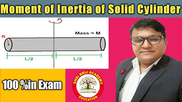 Moment of Inertia of Solid Cylinder # SBA #SolidCylinder #SuneelKumar #Mechanics