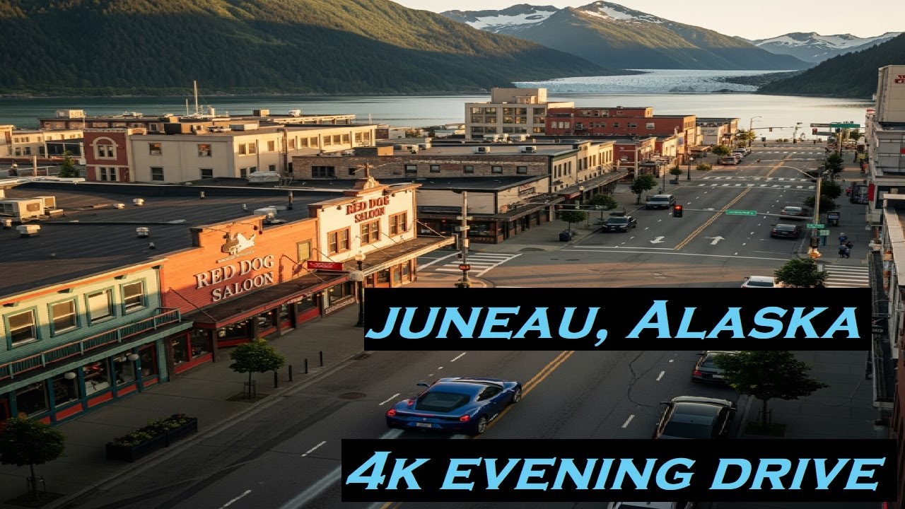 Juneau, Alaska | 4k Evening Drive 2025 | POV