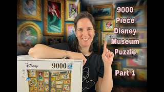 Building the 9000 PIECE Disney Museum Puzzle  Part 1